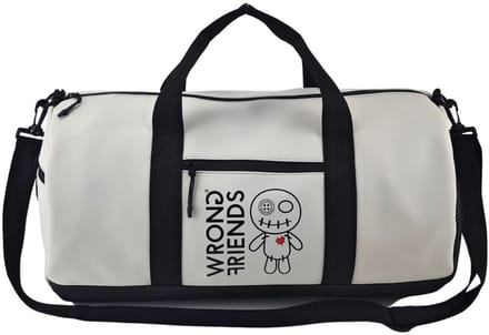Wrong Friends Weekender Reistas – Light Grey – Reistas One Size - Grijs