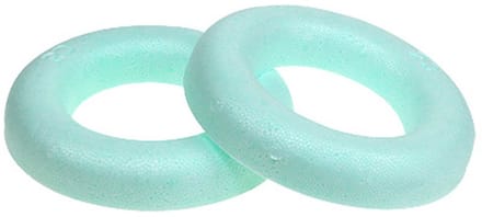 Piepschuim ringen Ø20x4cm 2st