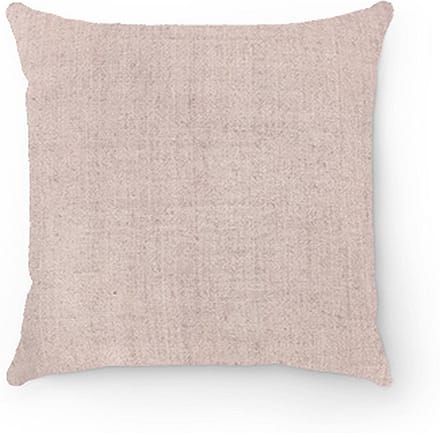 by Mooss - Sierkussen 55 x 55 cm - 100% Linnen - Zware kwaliteit - Licht paars - Inclusief binnenkussen
