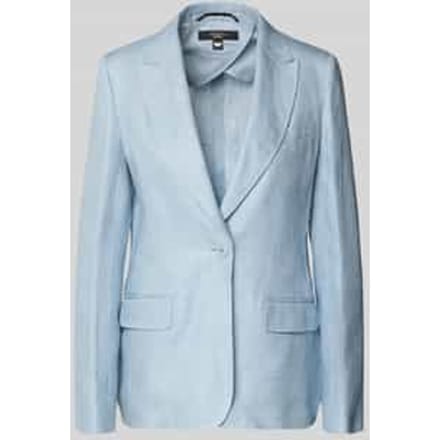 Shaped fit blazer van puur linnen model 'NALUT'