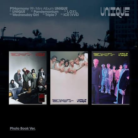 P1Harmony - [UNIQUE] 9e Mini Album FOTOBEK Set