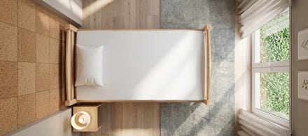 Eenpersoonsbed 100x200 cm – Medahomestore
