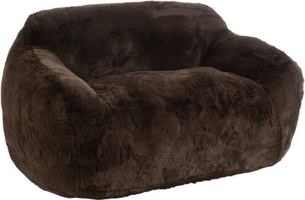 J-Line zetel Cutie - polyester - bruin - large