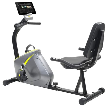vidaXL - Ligfiets - hometrainer - magnetisch - met - hartslagmeter