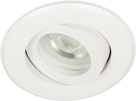 LED Midi inbouwspot Dexter -Rond Wit -Warm Wit -Dimbaar -3.6W -Star Trading LED