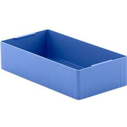 Inzetbak EK 14-4, blauw, PE, 12 stuks