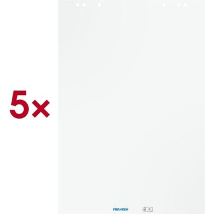 Flipoverblok, 20 vellen, ongelinieerd, 680 x 980 mm