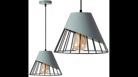 Toolight App229-1Cp Hanglamp Grijs 17,5X25X90Cm