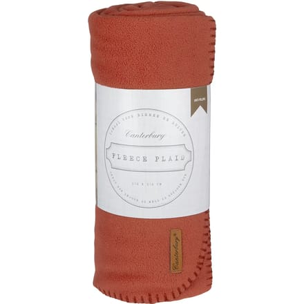 Canterbury Plaid Fleece - Cozy - Bruin - 150x130 cm
