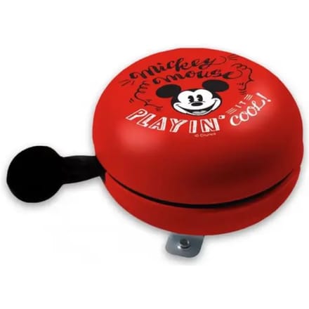 Disney Fietsbel Mickey Mouse Retro Junior 80 Mm Staal Rood