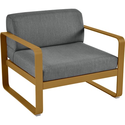 Fermob BELLEVIE fauteuil - D2 peperkoek - A3 grafietgrijs