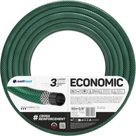 Economische 3-laags Tuinslang 5/8" x 50 m