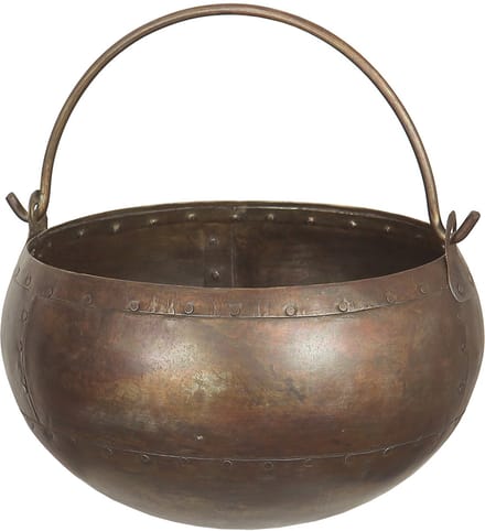 by Mooss - Pot - Bowl - Ijzer - Metaal - Robuust - Ã˜ 36 cm - Bloempot - Fruitschaal - Stoer