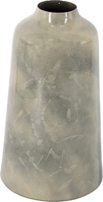 HomeBound by KY | Vaas metaal sandstone | 6x18x32cm | bloemenvaas