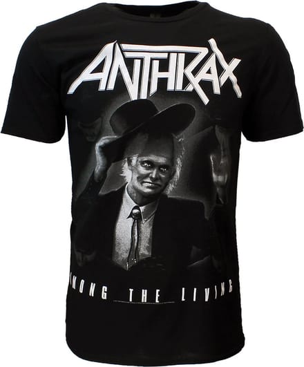 Anthrax Among The Living T-Shirt - Officiële Merchandise - M