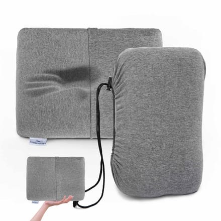 Campingkussen - Lichtgewicht - Compact - Hoogwaardig Traagschuim - Ergonomisch - Ideaal voor Buitengebruik
