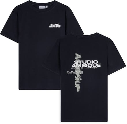 AMBIQUE - Ace T-Shirt - 107 navy - Maat 146/152