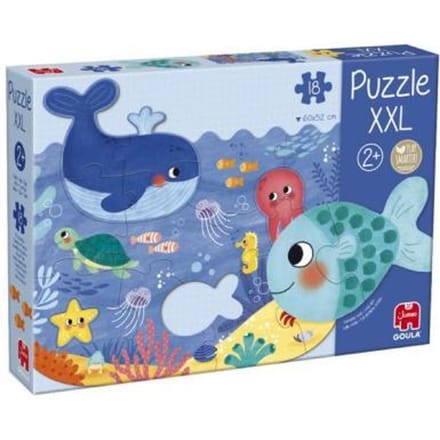 Jumbo - Goula Puzzel XXL Oceaan - Kinderpuzzel - 18 stukjes