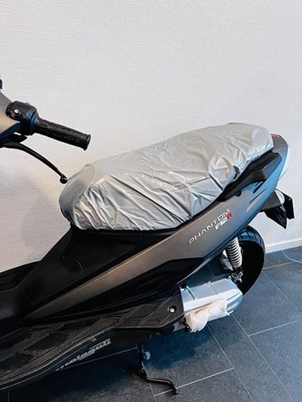 Bogart buddyseat regenhoes - Pvc - 60x90cm - Maat M - Grijs