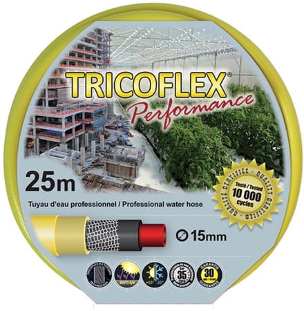 TRICOFLEX Performance - 25m - 15mm - Tuinslang - Flexibele - Duurzaam - Premium Waterslang - Voor Intensief Gebruik