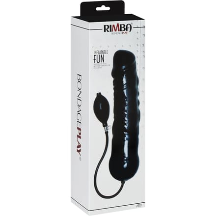 Rimba - XXL Opblaas Dildo Met Stevige Kern 34 x 7,5 cm