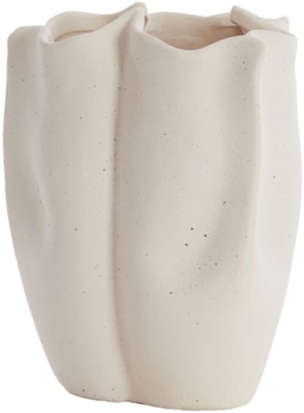Light & Living Vaas Sanguli Keramiek, 37cm - Crème