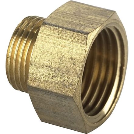 BPE Gasdraadfitting neusstuk 1/2" Bn.Dr. x 3/8" Bt.Dr.