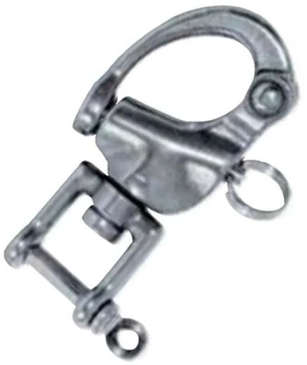 Plastimo Snap Clevis Pin Swivel Carabiner Harpsluiting Zilver 16 mm