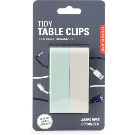 Kikkerland Tidy Table Clips