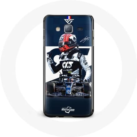 Coque pour Samsung Galaxy A3 Formule 1 Max Verstappen Pilote automobile F1 Bleu