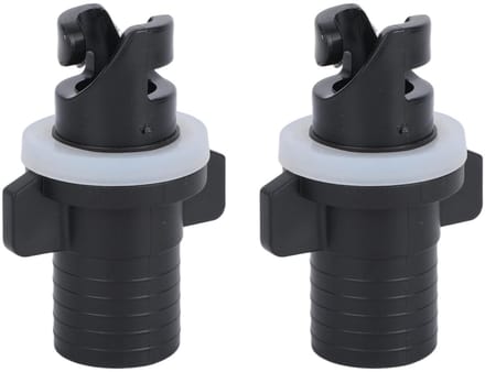 Allecto - Inflatable Kayak Pomp Adapter - Halkey Roberts Ventielen - Geschikt voor Paddleboard - Boot Accessoire - 2 Stuks