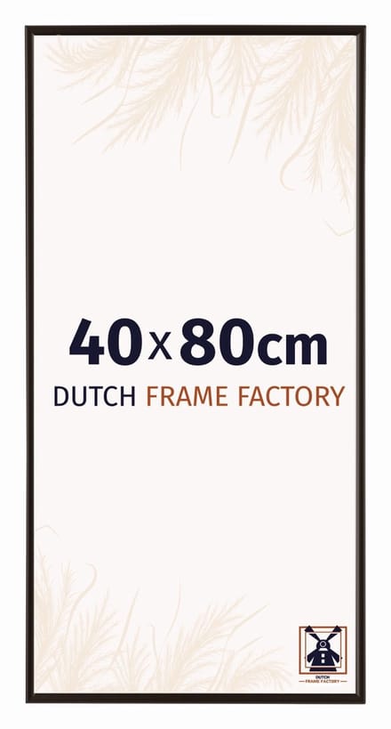 Fotolijst 40x80 cm - Kunststof - Antraciet - Easy
