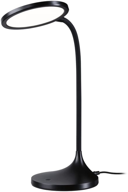 LED-bureaulamp Mejan 4000K 1200lm 15W Zwart mat