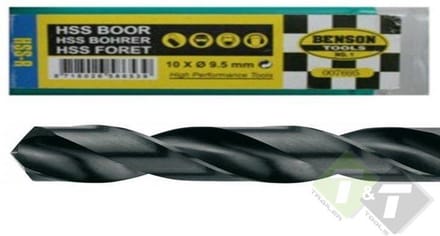 HSS Boor, 1.5mm diameter, in een koker van 10 stuks, Benson