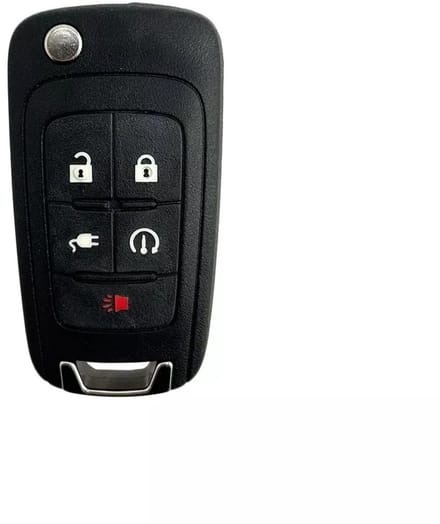 XEOD Autosleutelbehuizing - sleutelbehuizing auto - sleutel - Autosleutel / Geschikt voor: Opel & Chevrolet 5 knops klapsleutel -