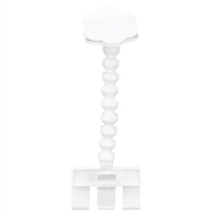 Perche à selfie pour animaux de compagnie Flexible Attache pour smartphone Clip Support Chat Chien Perche à selfieBlanc blanc