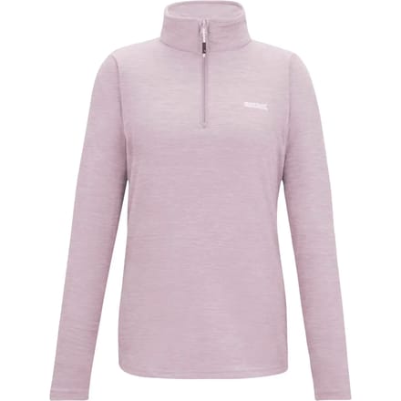 Dames Sweethart Marl Half Zip Fleece