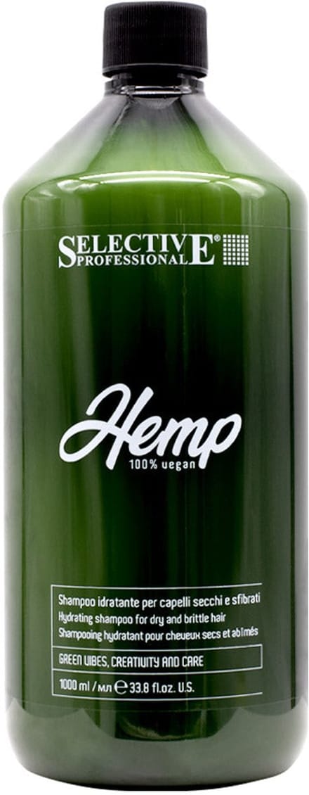 HEMP Hydrating shampoo for dry hair brittle hair 1000ml
