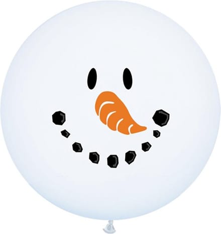 Qualatex - Folieballon Sneeuwpop Smile 50 cm