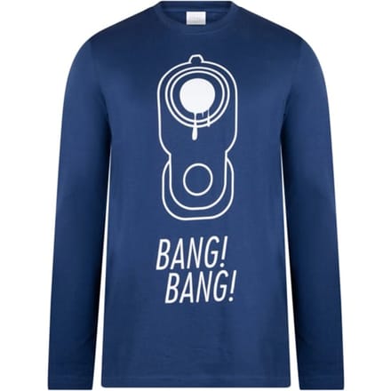 ASPACT Bang Ls Navy Taglia: S | Maglie a manica lunga Outlet | Uomo | Blu