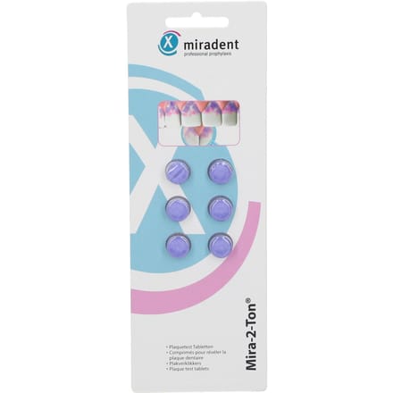 Miradent Tandplakverklikker 6 Tabletten