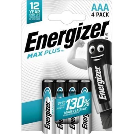 Batterij Energizer Max Plus 4xAAA alkaline