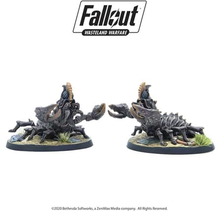 Fallout: Wasteland Warfare - Creatures: Mirelurk Hunters - Uitbreiding - Modiphius Entertainment - Ongeschilderd