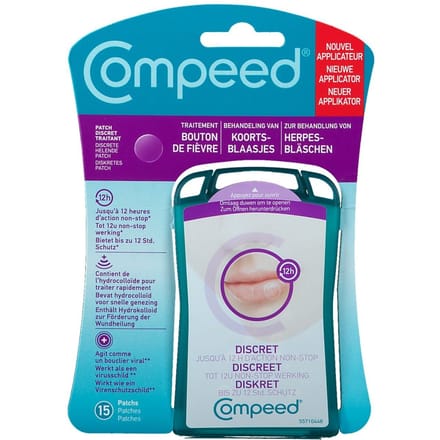 Compeed® Patch voor Koortsblaasjes, met Applicator (15 st.)
