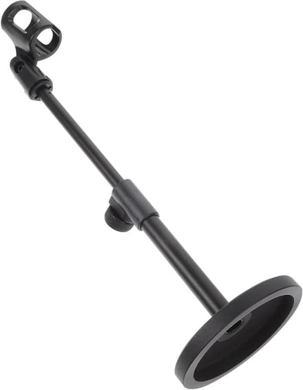 Microfoonstandaard Desktop - Microfoonhouder Tafel - Live Streaming Opnames - Verstelbare Hoek - 26-36 cm Hoogte - Zwart