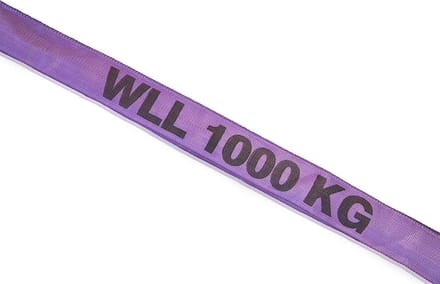 Rondstrop met Dubbele Mantel - 1000 kg Draagvermogen en 1 Meter Lengte