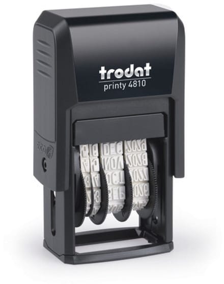 Trodat 4810 Eigen inktsysteem Datumstempel