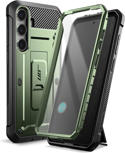 Supcase UB Pro hoesje geschikt voor Samsung Galaxy S24 Plus - Met en zonder screen protector - Groen