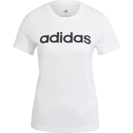 adidas Sportswear LOUNGEWEAR Essentials Slim Logo T-shirt - Dames - Wit- XS