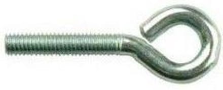 Oogbout. Schroefogen metrisch M5 x 25mm. lang. Zonder moer. Verzinkt. Deltafix.